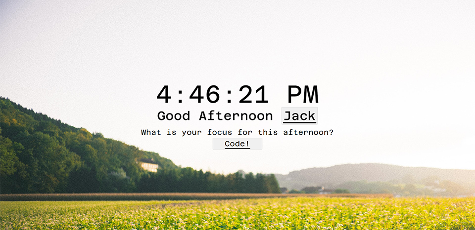 Dynamic Landing Page